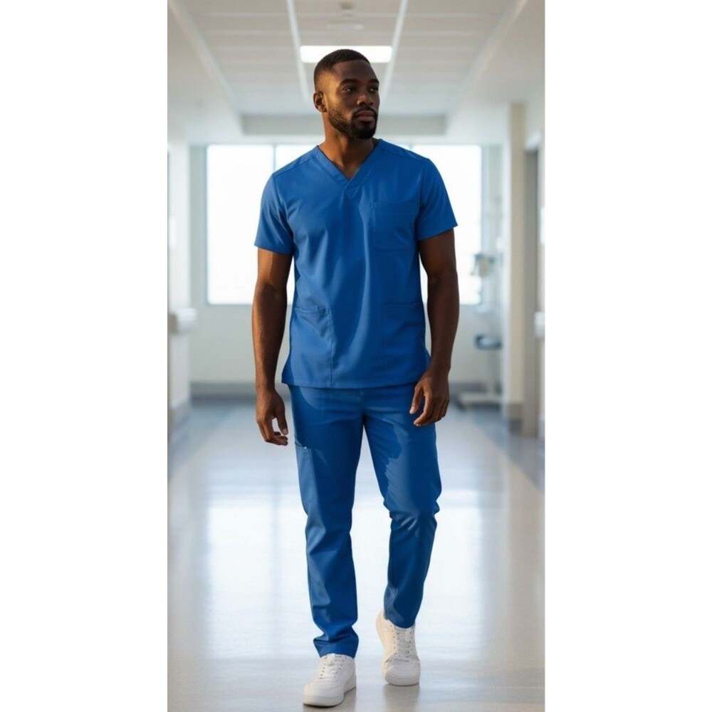 Wonderwink Premiere Fit mens scrub top XL v-neck workwear